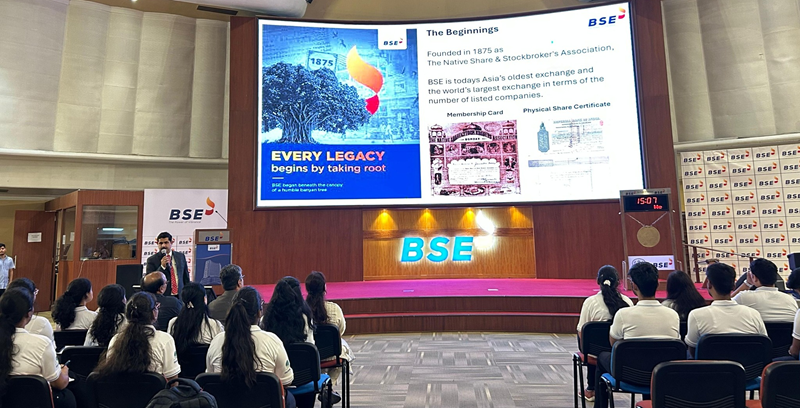 Officer Trainees from Stock Holding Corp visit BSE Ltd  